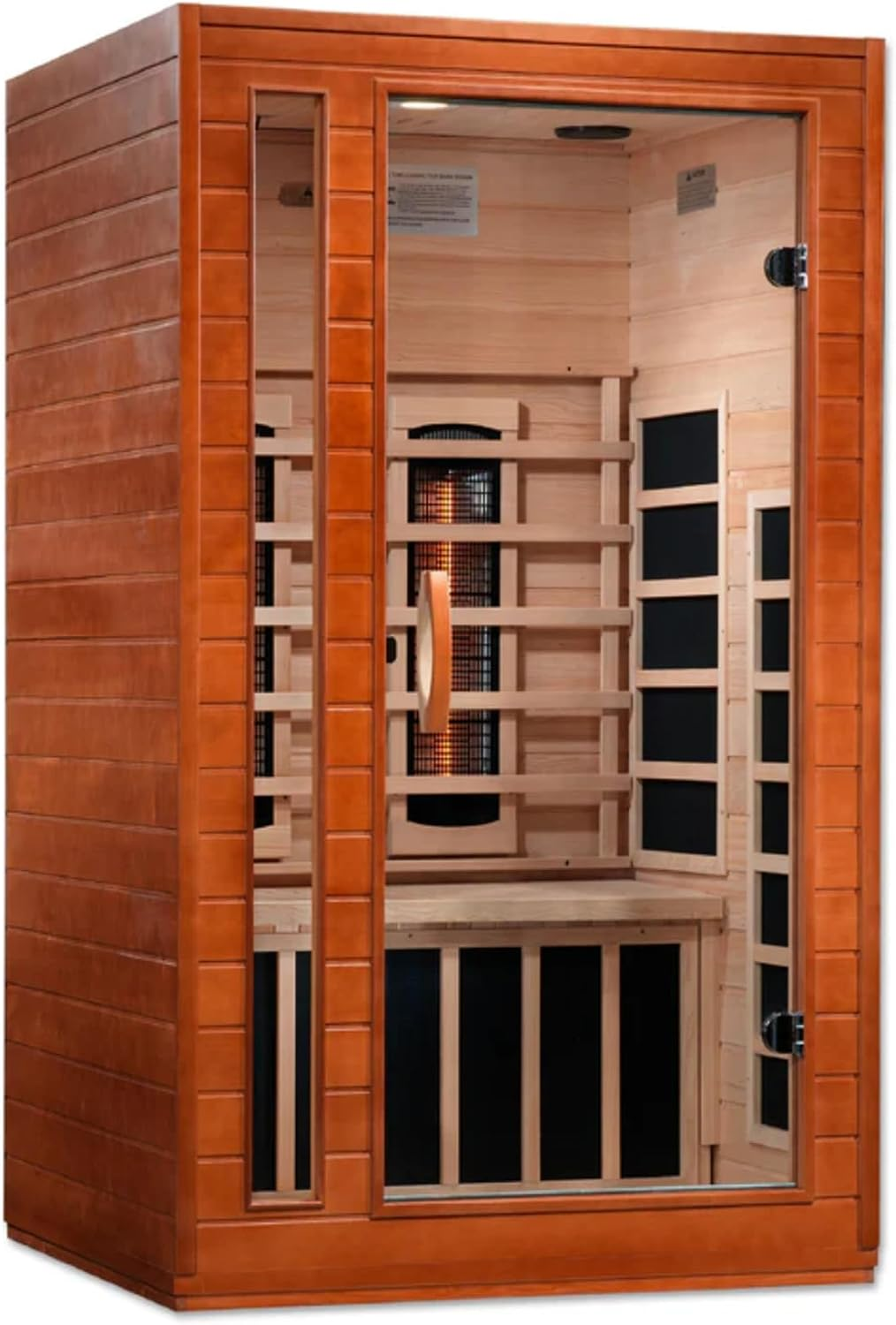 Dynamic Cordoba Luxury 2-Person Full Spectrum Infrared Sauna | Canadian Hemlock | Low EMF | Bluetooth Audio