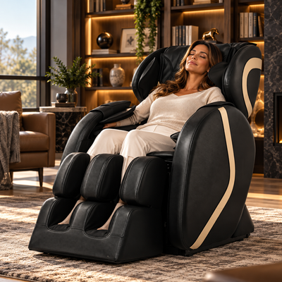 Luxury Full-Body Zero Gravity Massage Chair | Heat | Air Compression | Foot Massage
