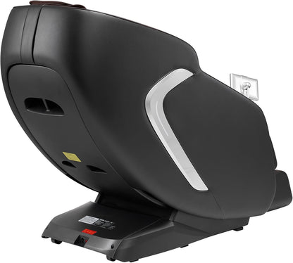 Massage Chair, 4D Full Body Zero Gravity Recliner with SL Track, Yoga Stretch, AI Voice Control, Heat, Foot Roller, Retractable Pedal, 36 Airbags, LCD, Armrest Controls, Rolling Base