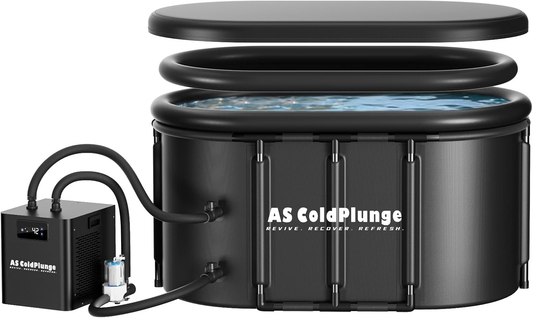 AS ColdPlunge Ice Pod XXL 148-Gallon Recovery System | 1/3 HP Chiller & Filtration Kit