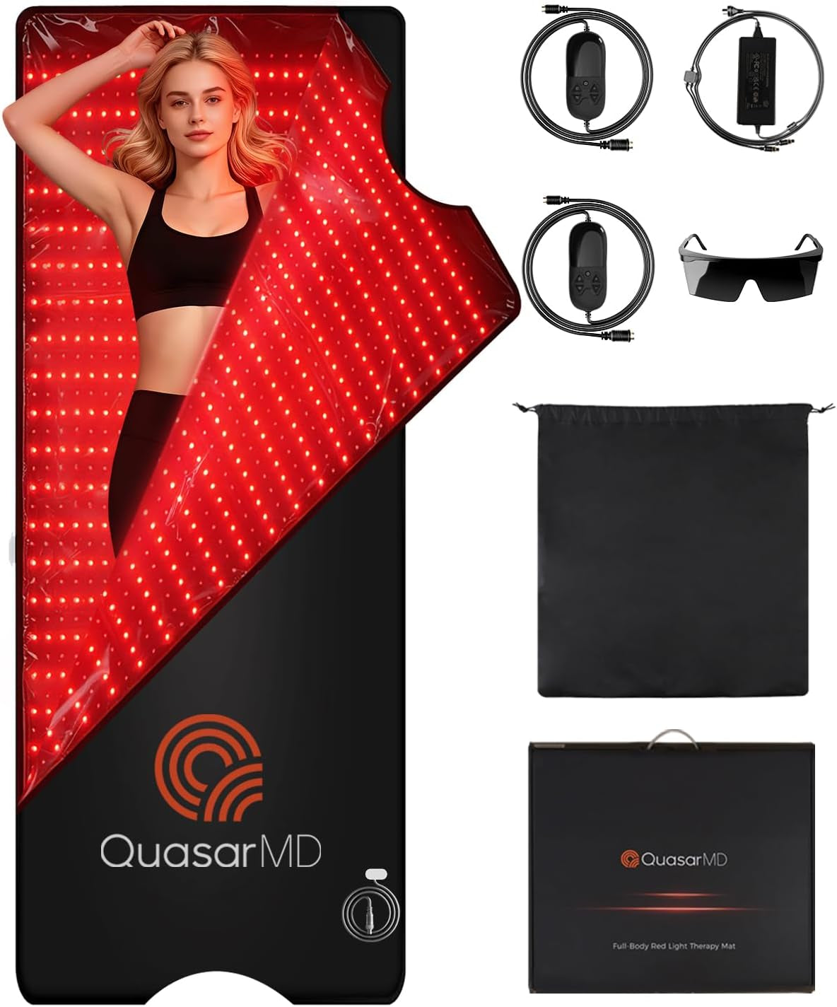 Medical-Grade Red & Infrared Light Therapy Mat Full Body