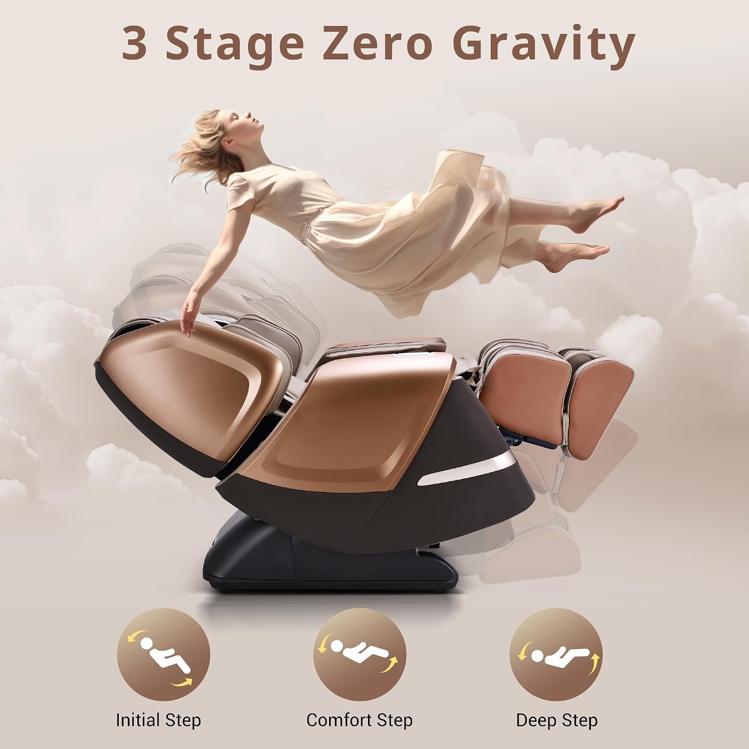 4D Massage Chair 4D+2D Dual Mechanism Zero Gravity Recliner