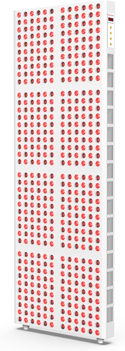 Premium Full Body Red Light Therapy Panel – 480 Clinical Grade Dual-Chip LEDs | 660nm & 850nm Red & Near Infrared Light | 800W High-Power Output | Built-In Timer | Stand Sold Separately