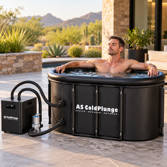 AS ColdPlunge Ice Pod XXL 148-Gallon Recovery System | 1/3 HP Chiller & Filtration Kit