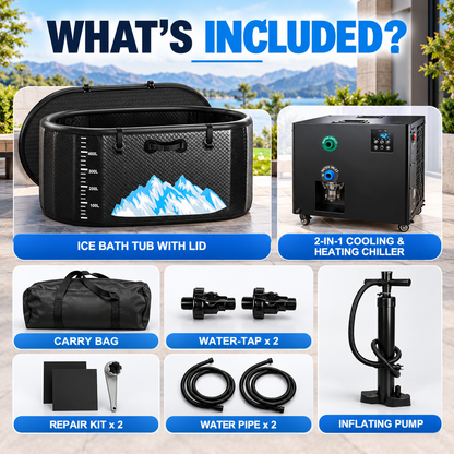 Chantmo 248-Gallon Smart Cold Plunge Tub with 1 HP Heating & Cooling Chiller