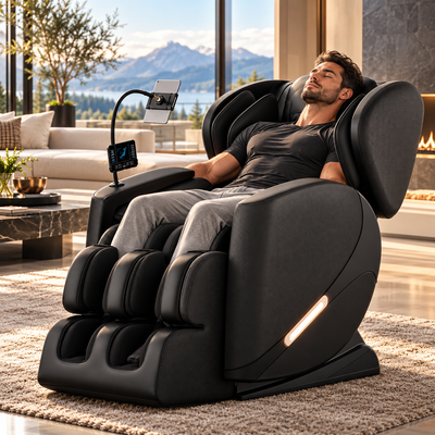 HSUNNS Zero Gravity Full-Body Massage Chair with Heat & Bluetooth Audio
