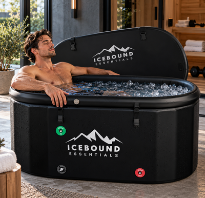 Icebound Essentials Endeavor XL 150-Gallon Cold Plunge Tub | Chiller Ready | Premium Inflatable Ice Bath