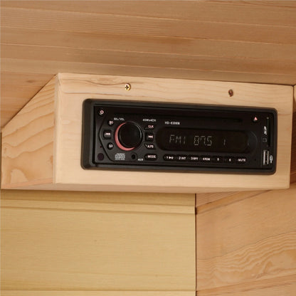 Maxxus 2-Person Low EMF FAR Infrared Sauna | Canadian Hemlock | 110V Plug-and-Play Home Sauna