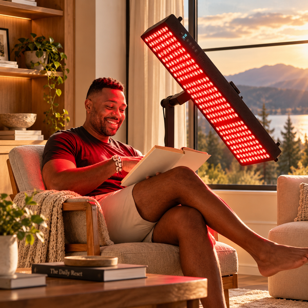 RN300 Elite full Body Red & Near Infrared Light Therapy Panel | 300 LEDs | 5 Therapeutic Wavelengths - 630nm, 660nm, 810nm, 830nm & 850nm | 455W