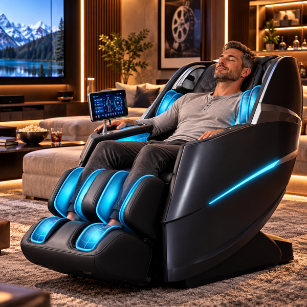 RelaxRelife R600 Luxury 4D Zero Gravity Massage Chair | 55" SL-Track | Smart App Control