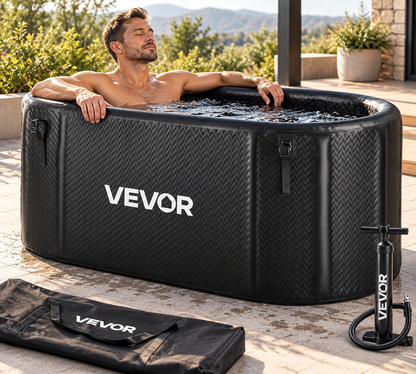 VEVOR 216-Gallon XL Cold Plunge Tub | Chiller Ready | Oversized Recovery Ice Bath