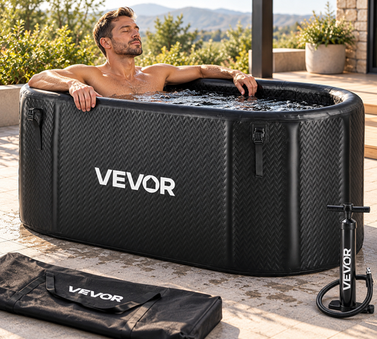VEVOR 216-Gallon XL Cold Plunge Tub | Chiller Ready | Oversized Recovery Ice Bath