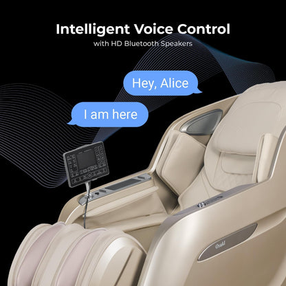 4D Achilles L 360 Rotating Footrest L Full Body Massage Chair L Zero Gravity L 360 Kenading Calfrest L Lumbar Heating L Touchscreen Controller L Auto Body Scan L Bluetooth Speaker (Black)