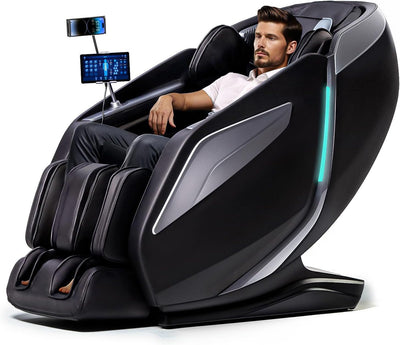 HealthRelife HR337 Luxury 4D Zero Gravity Massage Chair | 55" SL-Track | AI Body Scan