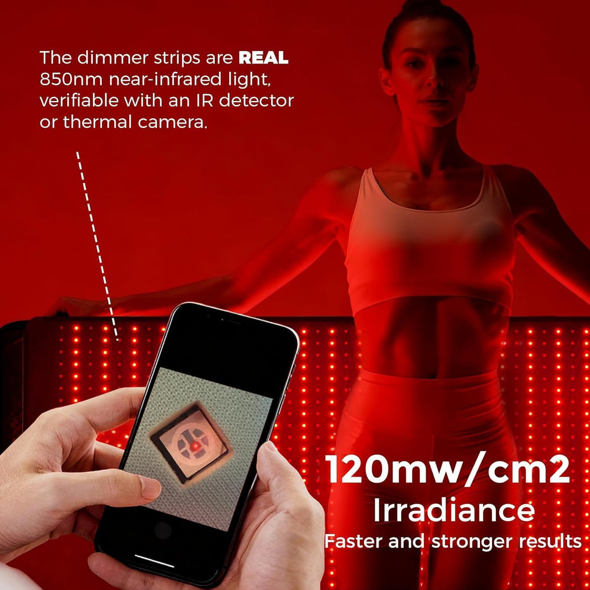Quasarmd Medical-Grade Full Body Red Light Therapy Mat for Pain Relief
