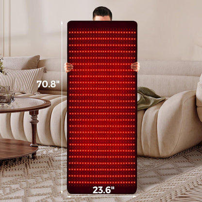 Quasarmd Medical-Grade Full Body Red Light Therapy Mat for Pain Relief