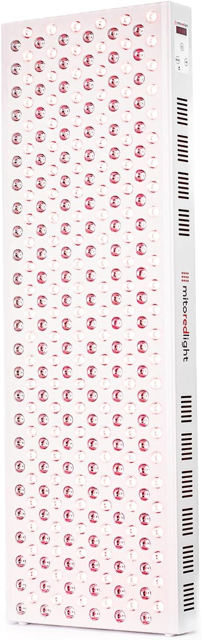 MitoMEGA 2.0 Premium Full Body Red & Near Infrared Light Therapy Panel – 660nm & 850nm | 300 High-Powered LEDs | Third-Party Tested | FSA/HSA Eligible