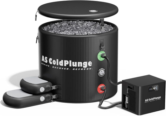 1/3 HP Ice Bath Chiller & 120 Gal Cold Plunge Tub Kit