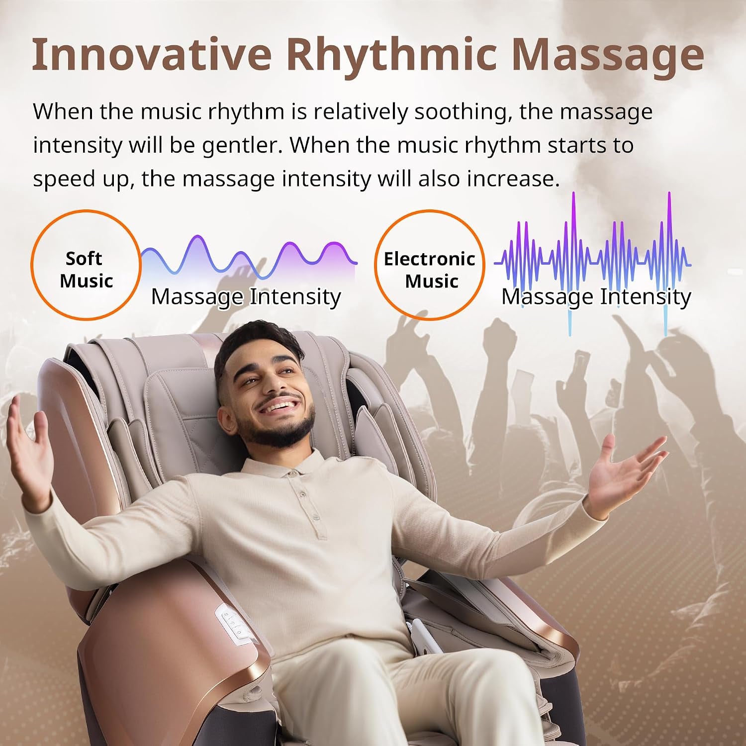 4D Massage Chair 4D+2D Dual Mechanism Zero Gravity Recliner