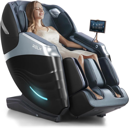 Massage Chair Full Body with Body Scan, Zero Gravity, Sl-Track, Black